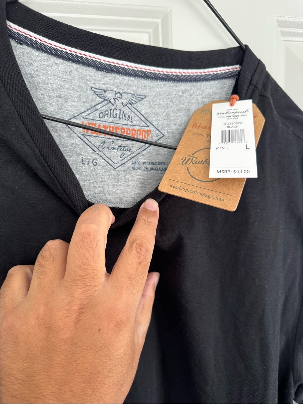 Weatherproof Men’s Black Tshirt